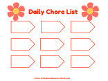 chore chart